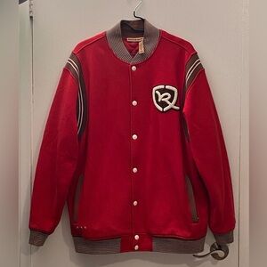 Men’s RocaWear Red Varsity Jacket XL
